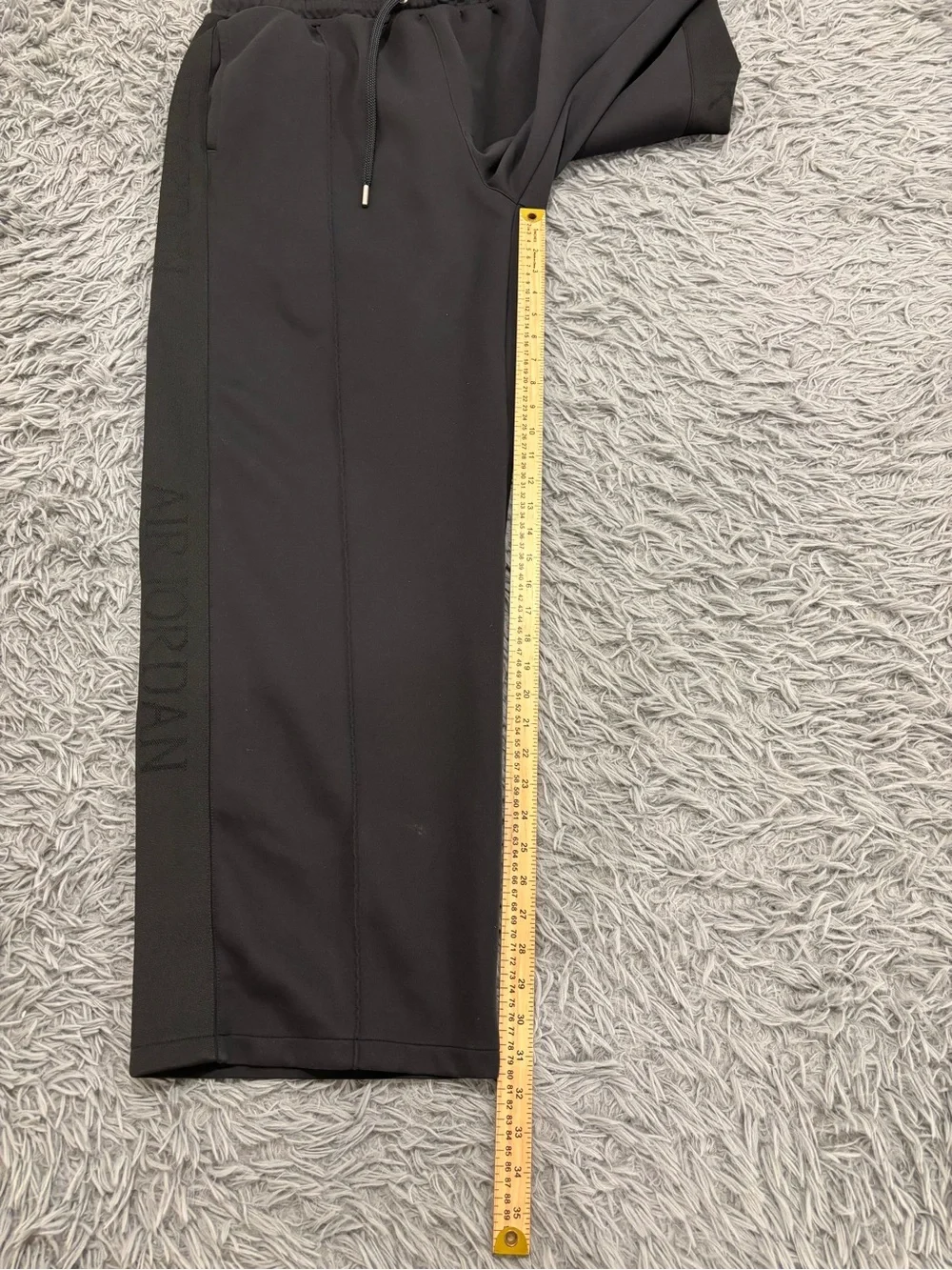 Air Jordan Men’s Black XL Soft Lounge Wide Leg Sweatpants FZ2134-045 Athleisure